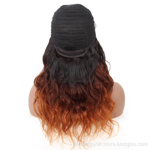 4x4 Ombre Brazilian Body Wave Closure Wig 180Lace Front Human Hair Wigs Remy Lace Frontal Wig 1B/4/27 1B/4/30 Ombre Human Hair